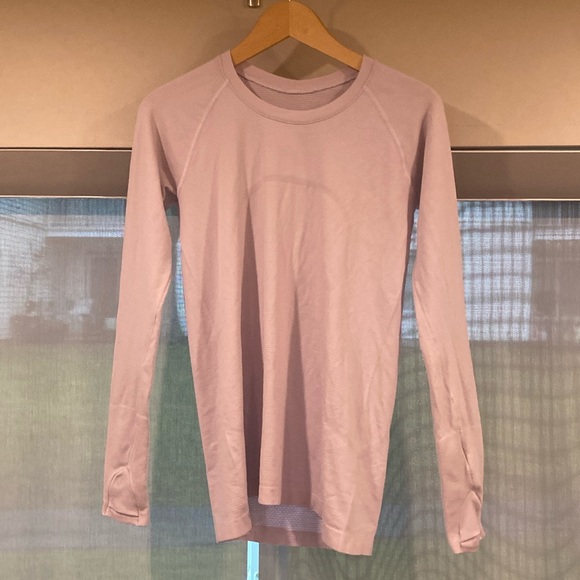 Lululemon swiftly tech long sleeve 2.0 Lavender Dew size 8 - Picture 2 of 4
